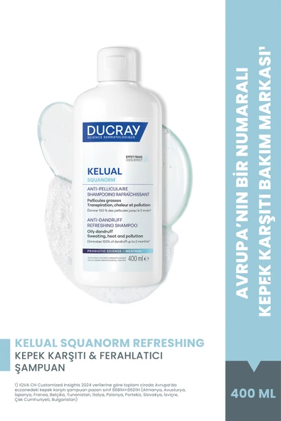 Ducray Kelual Sq Sh Raf Şampuan 400 ml ürün görseli 1
