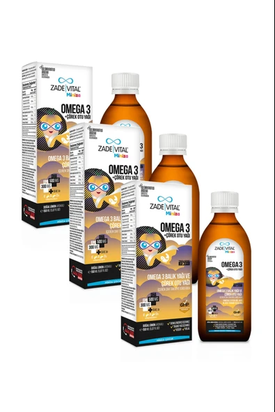 Zade Vital Omega + Çörek Otu Yağı 150 ml 3 Adet ürün görseli 1