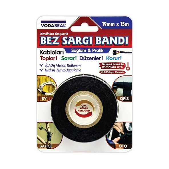 Vodaseal Bez Sargı Bandı 19 mm 15 Metre ürün görseli 1