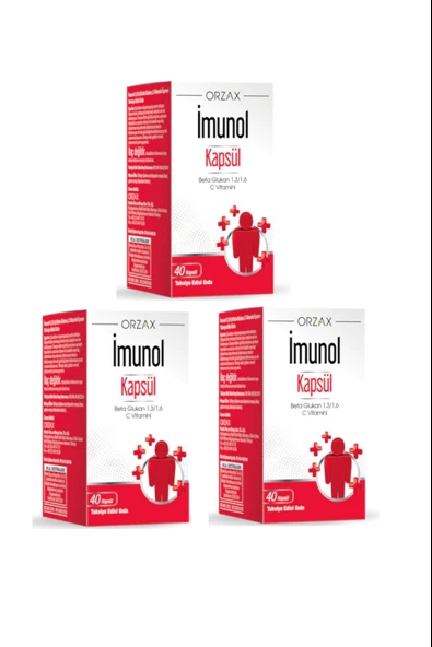 İmunol 40 Kapsül 3 Adet ürün görseli 1