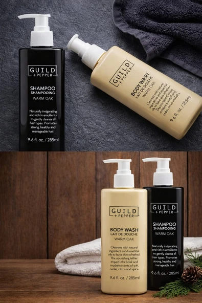 Guild + Pepper Warm Oak Şampuan 285 ml + Duş Jeli 285 ml - Resim 2