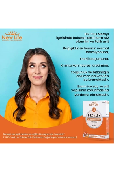 New Life B12 Plus 60 Tablet 3 Adet - Resim 5
