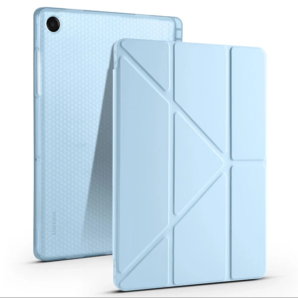 Galaxy Tab A11 Plus Kılıf Zore Tri Folding Kalem Bölmeli Standlı Kılıf ürün görseli 1
