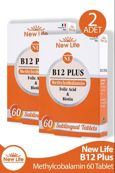 New Life B12 Plus 60 Tablet 2 Adet ürün görseli 1