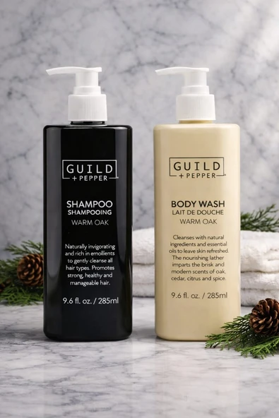 Guild + Pepper Warm Oak Şampuan 285 ml + Duş Jeli 285 ml - Resim 3