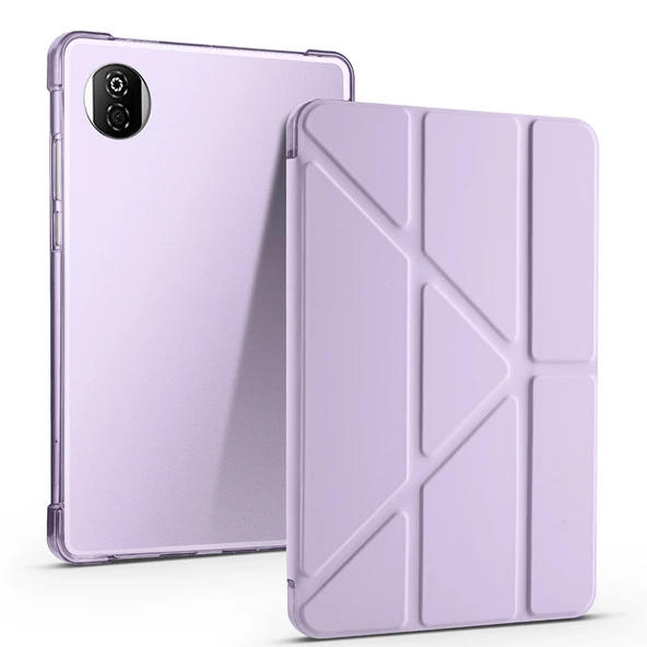 Honor Pad X7 8.7 Kılıf Zore Tri Folding Kalem Bölmeli Standlı Kılıf ürün görseli 1