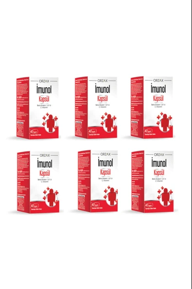 İmunol 40 Kapsül 6 Adet ürün görseli 1