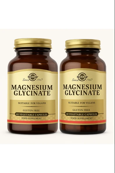Solgar Magnesium Glycinate 60 Kapsül 2 Adet ürün görseli 1