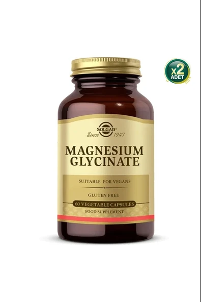 Solgar Magnesium Glycinate 60 Kapsül 2 Adet - Resim 4