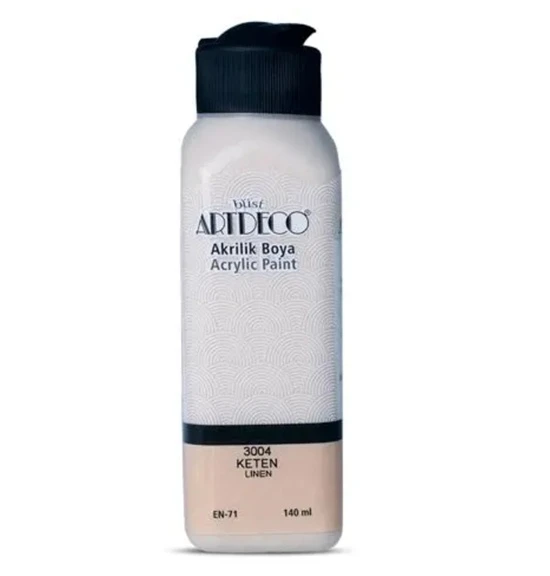 Artdeco Akrilik Boya 140 ml Keten - 4 adet ürün görseli 1