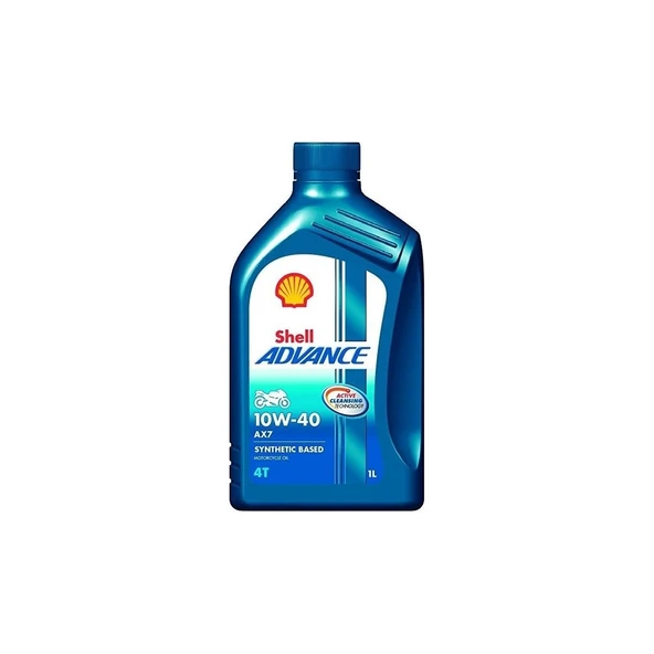 Shell Advance AX7 10W-40 4T 1 lt Motosiklet Yağı ürün görseli 1