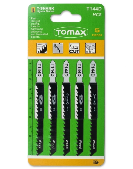 Tomax T144D HSS Ağaç Dekupaj Ağzı (5 Adet) Hızlı Kesim ürün görseli 1
