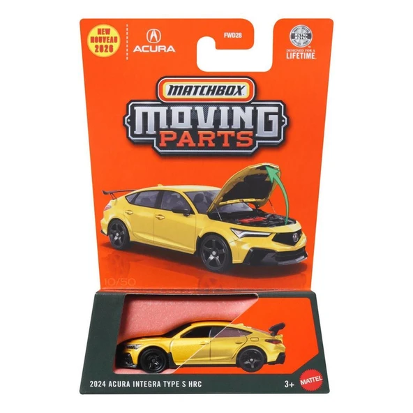 Matchbox 2026 1:64 Arabalar 2024 ACURA INTEGRA TYPE S HRC JHV20 ürün görseli 1