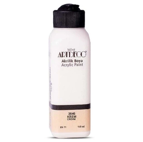 Artdeco Akrilik Boya 140 ml Krem - 4 adet ürün görseli 1