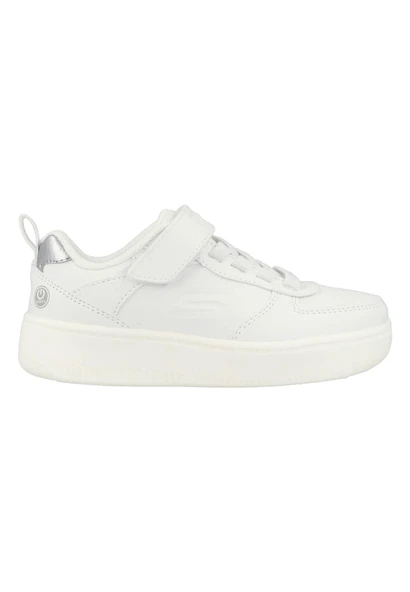 Skechers Sport Court Büyük Erkek Çocuk Beyaz ışıklı Sneakers ürün görseli 1