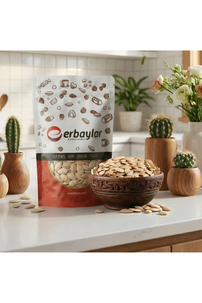 Erbaylar Kabak Çekirdeği İri Tuzsuz Kavrulmuş - 1 kg ürün görseli 1