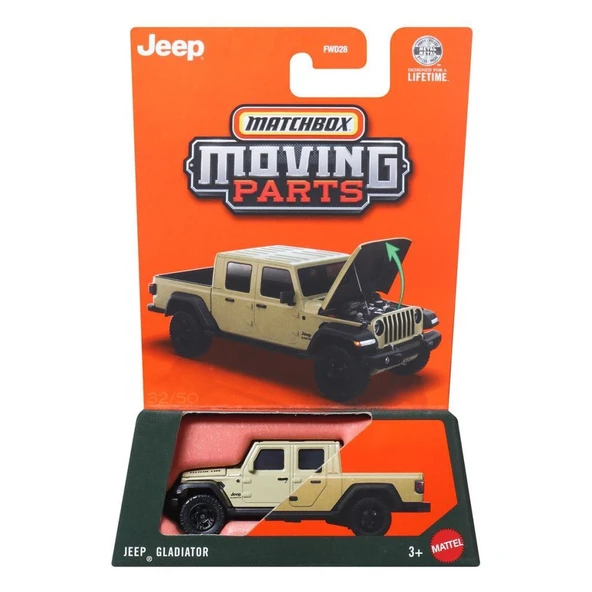 Matchbox 2026 1:64 Arabalar JEEP GLADIATOR JHV61 ürün görseli 1