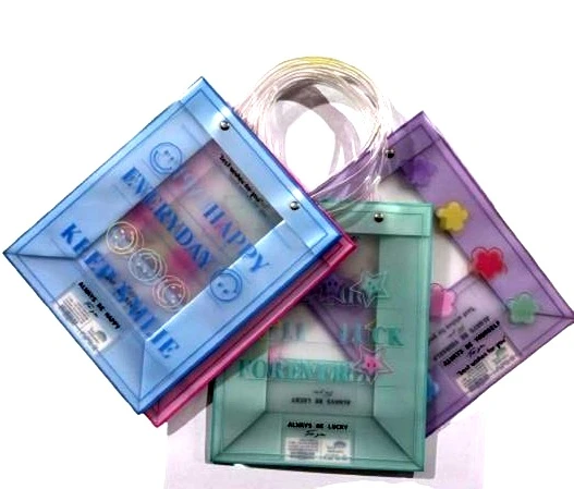 Hediyelik Plastik Çanta Renkli Not-144 19,5X24,5Cm - 2 adet ürün görseli 1