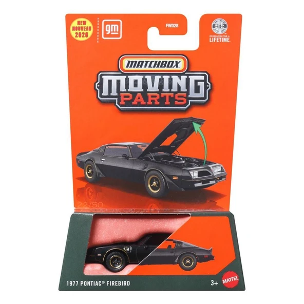 Matchbox 2026 1:64 Arabalar 1977 PONTIAC FIREBIRD JHV29 ürün görseli 1