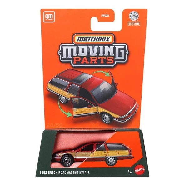 Matchbox 2026 1:64 Arabalar 1992 BUICK ROADMASTER ESTATE JHV62 ürün görseli 1