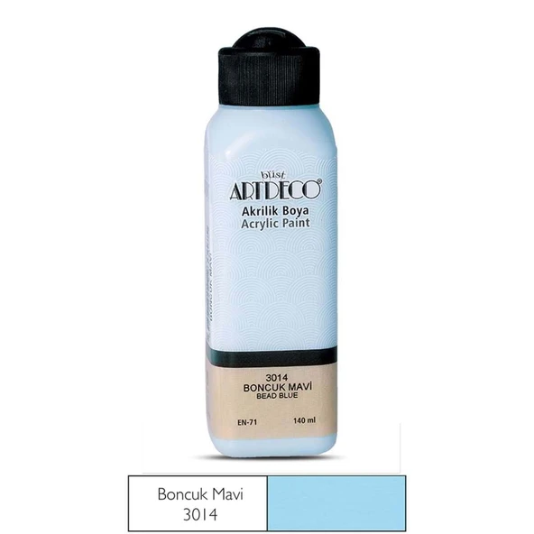 Artdeco Akrilik Boya 140 ml Boncuk Mavi 4 adet ürün görseli 1