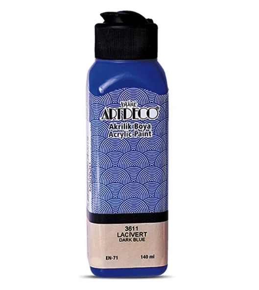Artdeco Akrilik Boya 140 ml Lacivert 4 adet ürün görseli 1