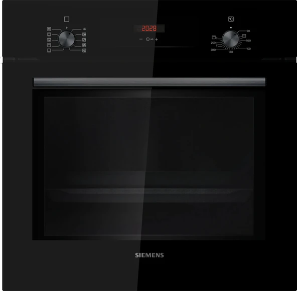 Siemens iQ100 Ankastre Fırın 60 x 60 cm Siyah ürün görseli 1