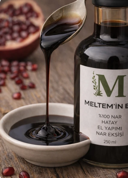 Meltemin Evi Doğal Nar Ekşisi 250 ml(katkısız, geleneksel üretim) ürün görseli 1