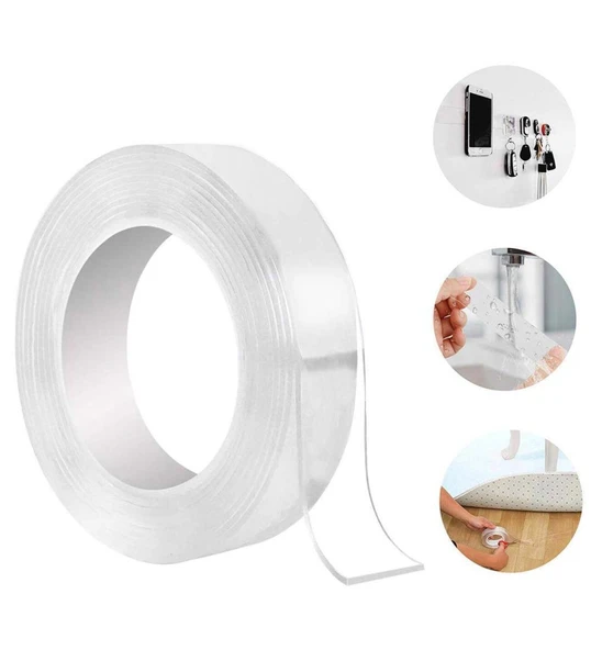 Çift Taraflı Bant 3 Cm 2 Metre (5517) - Resim 4
