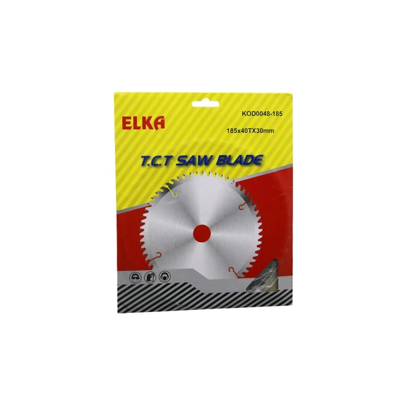 ELKA 0048-185 185 X 40T X 30MM  AĞAÇ SUNTA KESİCİ DİSK (5517) ürün görseli 1