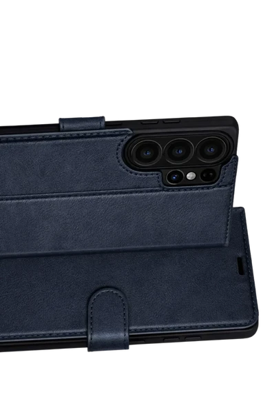 Mey İthalat®  Samsung Galaxy S26 Ultra Trend S Plus Kapaklı Kılıf - Lacivert ürün görseli 1