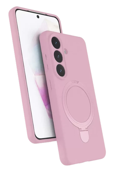 Mey İthalat®  Samsung Galaxy S26 Regal Magsafe Standlı Kapak - Açık Pembe ürün görseli 1