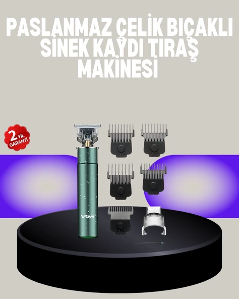 4 Limit Taraklı Ipx5 Su Geçirmez Saç Kesme Makinesi ürün görseli 1