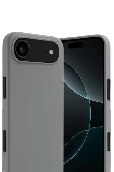Mey İthalat®   iPhone 17 Air First Silikon - Gri - Resim 2