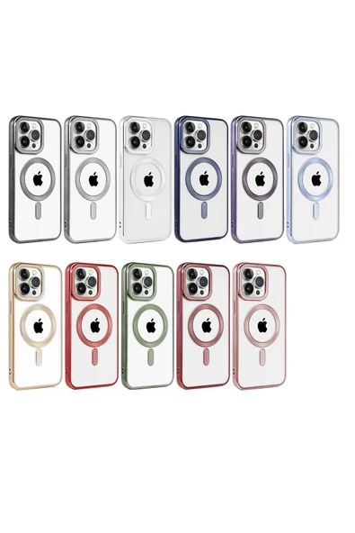Mey İthalat®   iPhone 14 Pro Max Kılıf Kronos Magsafe Kapak - Kırmızı ürün görseli 1