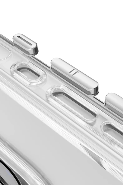 Mey İthalat®   iPhone 16 Pro Max Gleam PC Sert Magsafe Kılıf - Siyah ürün görseli 1