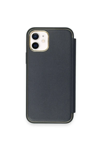 Mey İthalat®   iPhone 12 Kılıf Dolpin Kapaklı - Lacivert ürün görseli 1