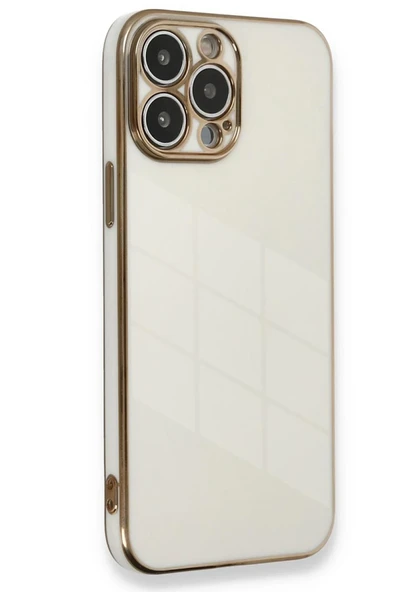 Mey İthalat®   iPhone 15 Pro Kılıf Volet Silikon - Beyaz ürün görseli 1