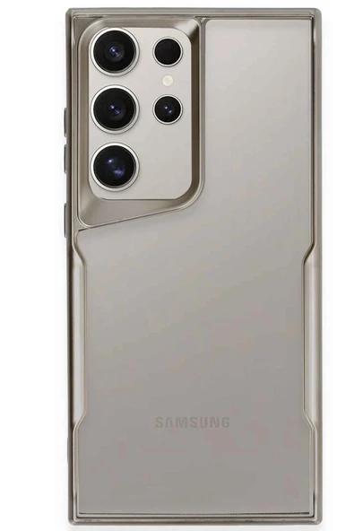 Mey İthalat®  Samsung Galaxy S25 Ultra Kılıf Boyi Silikon Kapak - Titan Gri ürün görseli 1
