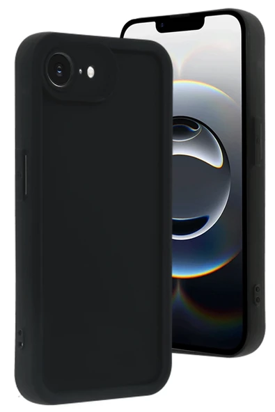 Mey İthalat®   iPhone 16E Kılıf Viera Silikon - Siyah ürün görseli 1
