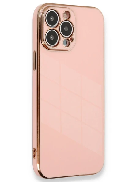 Mey İthalat®   iPhone 15 Pro Kılıf Volet Silikon - Pembe ürün görseli 1