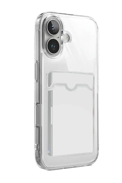 Mey İthalat®   iPhone 17 Kart Şeffaf Silikon - Şeffaf ürün görseli 1