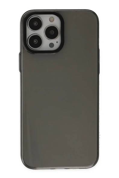 Mey İthalat®   iPhone 14 Pro Kılıf Anka PC Sert Metal Kapak - Siyah ürün görseli 1