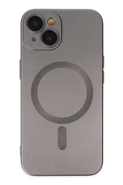 Mey İthalat®   iPhone 14 Plus Kılıf Moshi Lens Magneticsafe Silikon - Füme ürün görseli 1