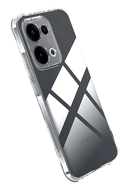 Mey İthalat®   A6 Pro 4G Lüx Şeffaf Silikon - Şeffaf - Resim 3