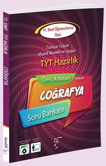11. Sınıf Ders Anlatan Coğrafya Soru Bankası Karekök Yayınları ürün görseli 1