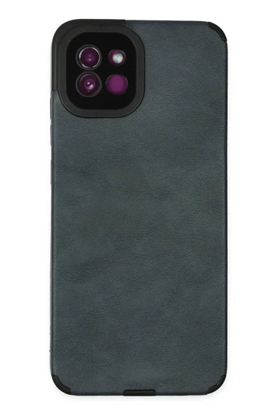 Mey İthalat®  Samsung Galaxy A03 Kılıf Loop Deri Silikon - Lacivert ürün görseli 1