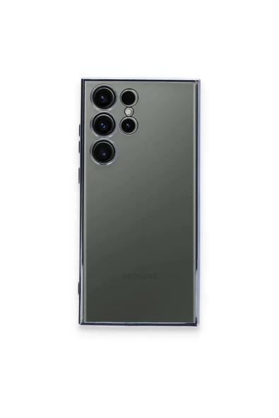 Mey İthalat®  Samsung Galaxy S24 Ultra Kılıf  Lensli Silikon - Gold ürün görseli 1