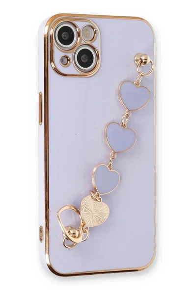 Mey İthalat®   iPhone 14 Kılıf Esila Silikon - Lila ürün görseli 1