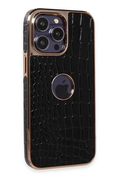 Mey İthalat®   iPhone 14 Pro Kılıf Snake Kapak - Siyah ürün görseli 1